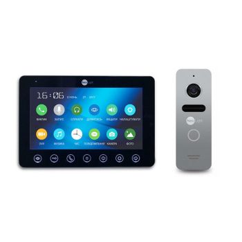 Комплект відеодомофона NeoLight OMEGA + Black/SOLO Silver