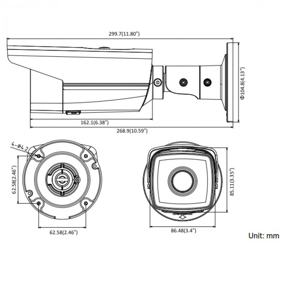 IP видеокамера Hikvision DS-2CD2T85FWD-I8 (2.8 мм)