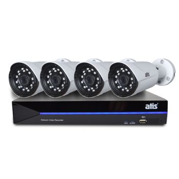 Комплект відеоспостереження ATIS Prestige Kit IP 4ext