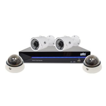 Комплект видеонаблюдения ATIS Starter Kit IP 2ext 2int 