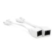 POE инжектор пассивный (пара) 802.3at (30Вт) OEM Q50, белый