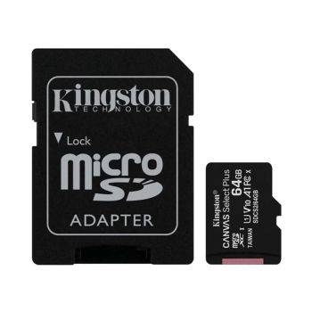 Карты памяти объёмом 64 ГБ - Карта памяти Kingston 64GB microSDXC Canvas Select Plus