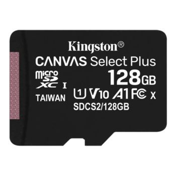 Карти пам'яті об'ємом 128 гб - Карта пам'яті Kingston microSD 128GB C10 UHS-I R100MB/s