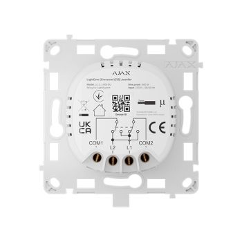 Беспроводной сенсорный перекрестный выключатель света Ajax LightCore (Crossover) [55] (8EU) ASP