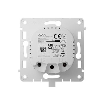 Розумний бездротовий сенсорний вимикач з функцією димування Ajax LightCore (Dimmer) [55] (8EU) ASP білий