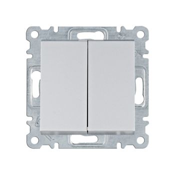 Выключатель Hager Lumina WL0052 2-кл. универсальный