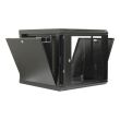 Шкаф 19" 9U, 600x600x507мм акриловое стекло, черный