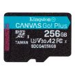 Карта памяти Kingston microSDXC Canvas Go Plus Gen4 A2 U3 V30 + Adapter 256 ГБ