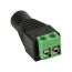 Разъем DC-F (D 5,5x2,1мм) с клеммами под кабель screw мама Разъем DC-F (D 5,5x2,1мм) с клеммами под кабель screw мама