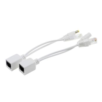Адаптер SEVEN P-731 PoE SET white