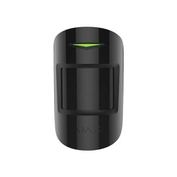 Беспроводной комбинированный датчик движения и разбития стекла Ajax CombiProtect Fibra black