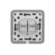 Фронтальна панель Ajax CenterCover (LAN) vertical чорна