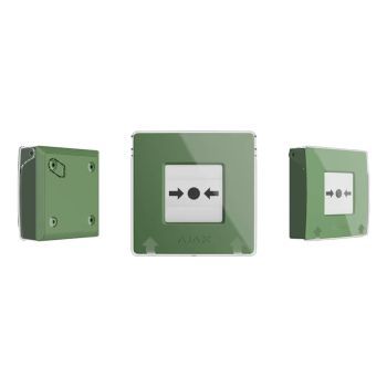 Бездротовий ручний сповіщувач Ajax Manual Call Point (Green)