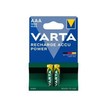 Акумулятор VARTA BLI 2 NI-MH AAA RECHARGEABLE 1000mAh