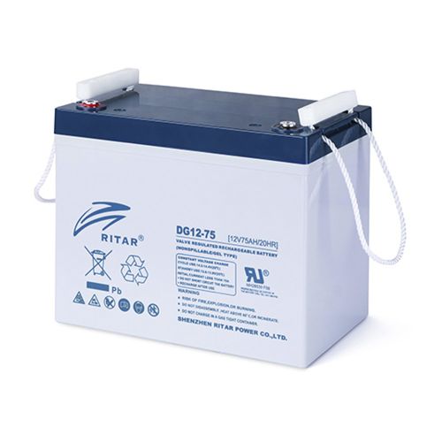 Аккумуляторы - Акумуляторна батарея RITAR DG12-75 12V 75Ah