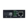 Медіаконвертор ALISTAR X5S 100M 10/100BASE-T RJ-45 - 100BASE-FX 1SM WDM SC 20KM TX1550/RX1310nm LFP