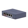 4-портовый неуправляемый PoE коммутатор Hikvision DS-3E0105P-E/M(C) POE