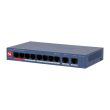 8-портовый управляемый PoE коммутатор Dahua DH-CS4010-8ET2GT-110