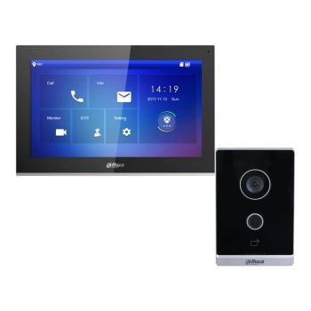 Комплекты домофонов Dahua - Комплект домофона Dahua DHI-VTH5441G + вызывная панель DHI-VTO2211G-WP-S2