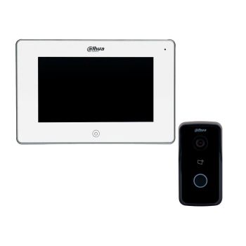Домофоны Dahua - Комплект домофона Dahua DHI-VTH5221DW-S2 + вызывная панель DHI-VTO2111D-P-S3