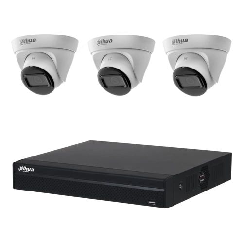 Комплекты видеонаблюдения с PoE питанием - Комплект IP видеонаблюдения Dahua KIT-DH109