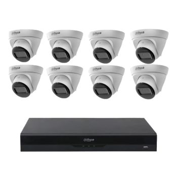 Комплекты видеонаблюдения Dahua на 8 камер - Комплект IP видеонаблюдения Dahua KIT-DH186