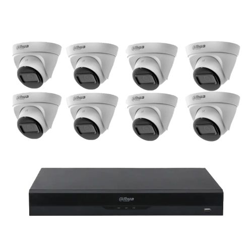 Комплекты видеонаблюдения Dahua на 8 камер - Комплект IP видеонаблюдения Dahua KIT-DH186