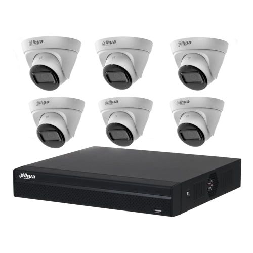 Комплекты видеонаблюдения с PoE питанием - Комплект IP видеонаблюдения Dahua KIT-DH203