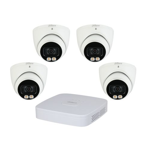 Комплекты видеонаблюдения на 4 камеры - Комплект HDCVI видеонаблюдения Dahua KIT-DH166