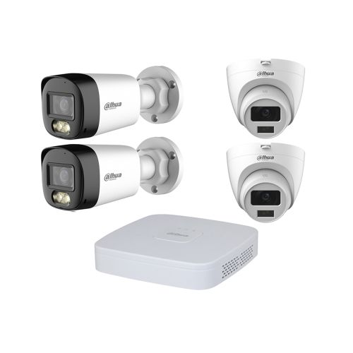 Комплекты аналогового видеонаблюдения - Комплект HDCVI видеонаблюдения Dahua KIT-DH173