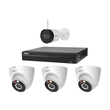 Комплекты видеонаблюдения Wi-Fi - Комплект IP видеонаблюдения Dahua KIT-DH332