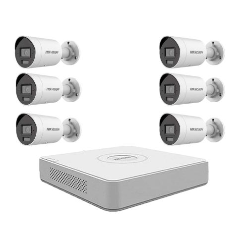 Комплекты видеонаблюдения с PoE питанием - Комплект IP видеонаблюдения Hikvision KIT-DS215