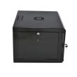 Шафа CMS 6U 19" 600x500x373 акрилове скло чорна