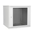 Шкаф настенный 19" IPCOM СН-12U-06-06-ДС-1-7035