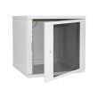 Шкаф настенный 19" IPCOM СН-12U-06-06-ДС-1-7035