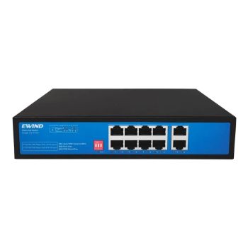 10-портовый неуправляемый PoE коммутатор Ewind EW-S1910G-AP