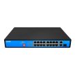 16-портовый неуправляемый PoE коммутатор Ewind EW-S1919CF-AP