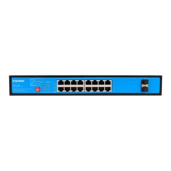 Гигабитные коммутаторы на 16 портов - 16-портовый неуправляемый PoE коммутатор Ewind EW-S1918CG-AP