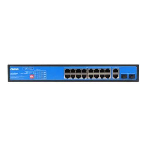 Гигабитные коммутаторы на 16 портов - 16-портовый неуправляемый PoE коммутатор Ewind EW-S1920CG-AP