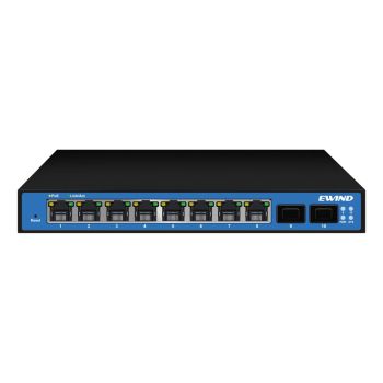 8-портовый управляемый PoE коммутатор Ewind EW-S2910SM-DP
