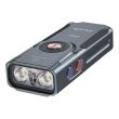 Фонарь наключный Fenix E06R серый