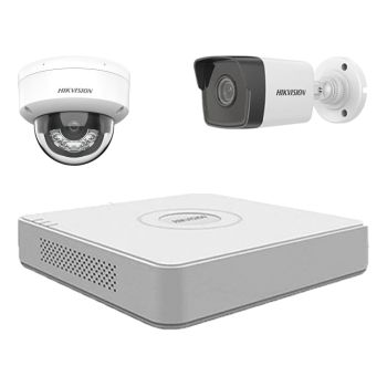 Комплекты видеонаблюдения с PoE питанием - Комплект IP видеонаблюдения Hikvision KIT-DS103