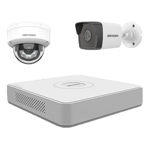Комплекты видеонаблюдения с PoE питанием - Комплект IP видеонаблюдения Hikvision KIT-DS103