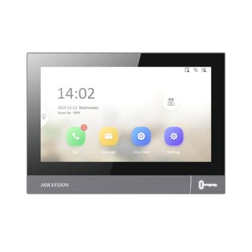 Многоквартирные домофоны - IP видеодомофон DS-KH8381-WTE1