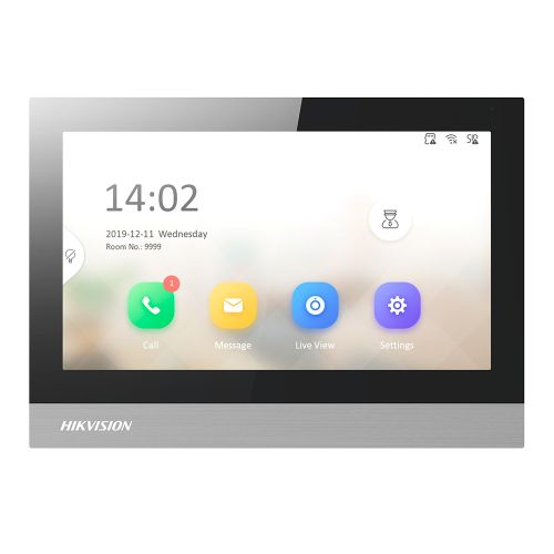 IP домофоны с записью фото - Видеодомофон Hikvision DS-KH8380-WTE1/Flush