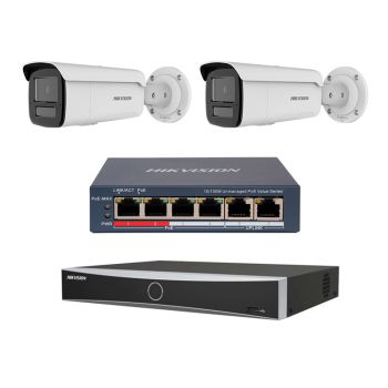Комплект IP видеонаблюдения Hikvision KIT-DS254