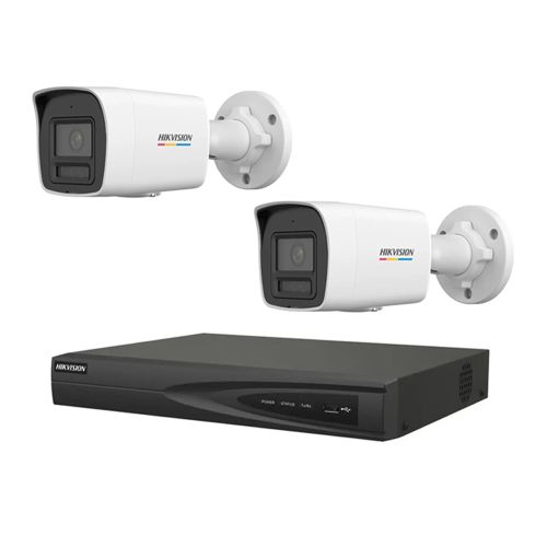 Комплекти відеоспостереження на 2 камери - Комплект IP відеоспостереження Hikvision KIT-DS270