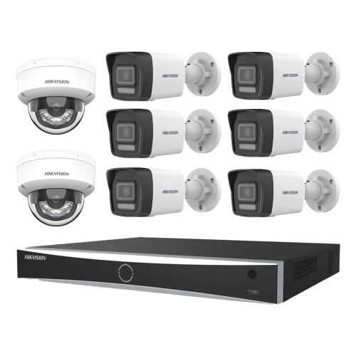 Комплекты видеонаблюдения на 8 камер - Комплект IP видеонаблюдения Hikvision KIT-DS206