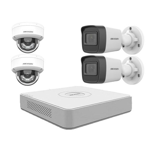 Комплекты ip видеонаблюдения на 4 камеры - Комплект IP видеонаблюдения Hikvision KIT-DS109
