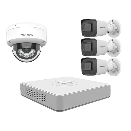 Комплекты ip видеонаблюдения на 4 камеры - Комплект IP видеонаблюдения Hikvision KIT-DS111